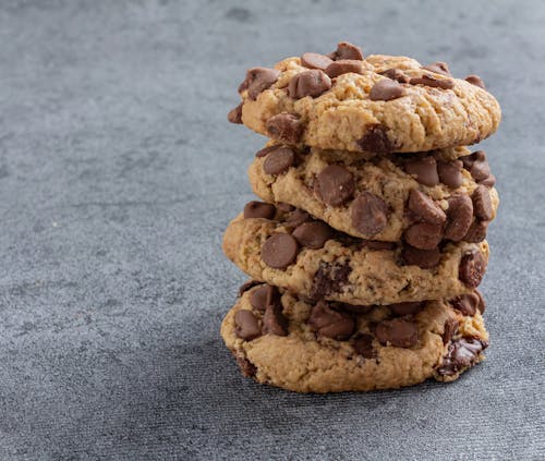 Close-Up Photo of Chocolate Chip Cookies
