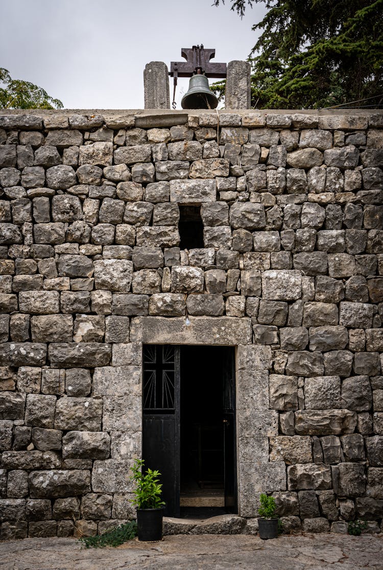 St. Mora Church Facade In Mount Lebanon