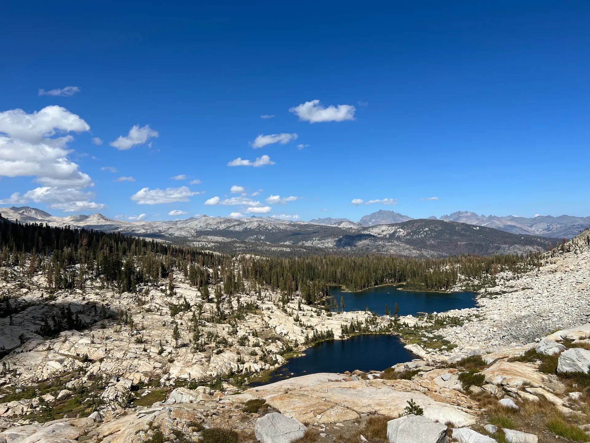 The Rae Lakes Loop through granite peaks and alpine lakes, Kings Canyon National Park