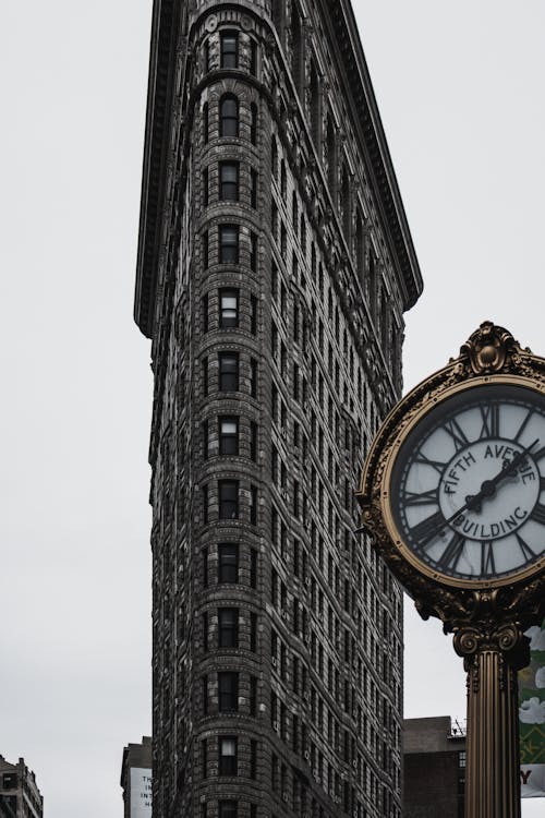 Foto profissional grátis de arquitetônico, atração turística, Edifício Flatiron