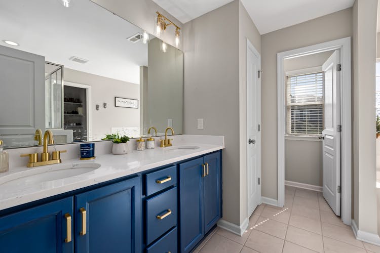 Interior Of A Bathroom 