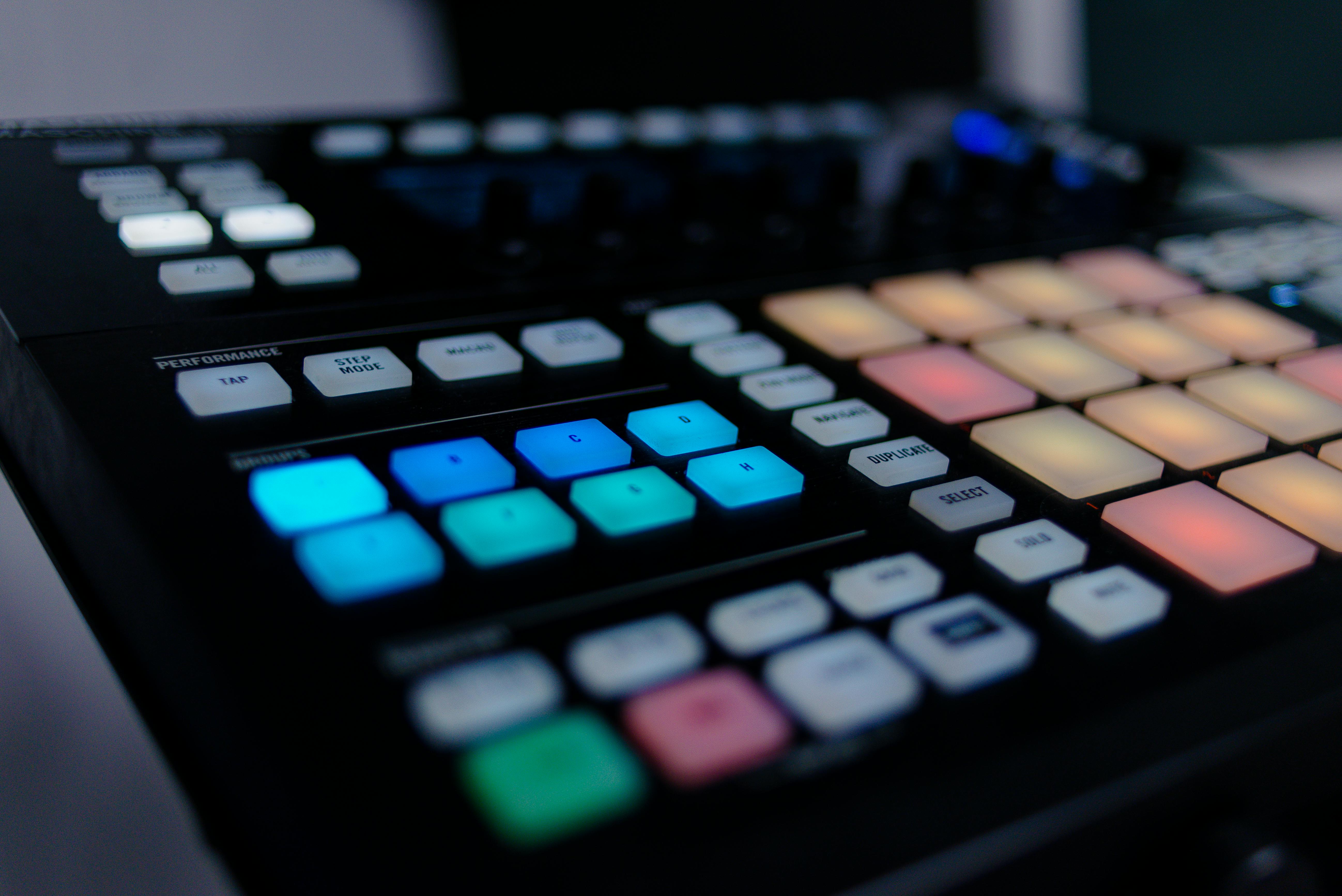Free stock photo of controller, dj, synthesizer