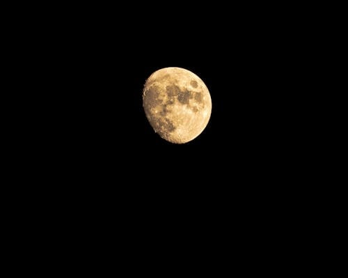 Beautiful Full Moon in the Night Sky