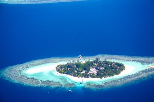 Birds-eye Photography of Island