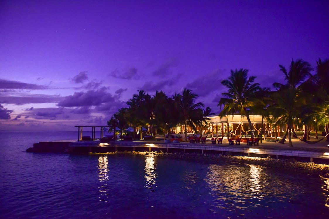 Photo of Beach During Nighttime