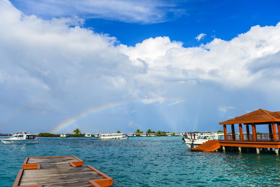 El muelle principal de Bocas Town, punto de llegada de todas las lanchas desde Almirante