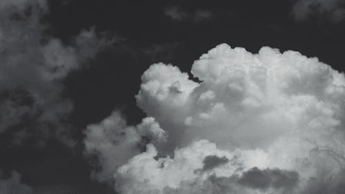 Gratis stockfoto met cloudscape, fluffig, grayscale