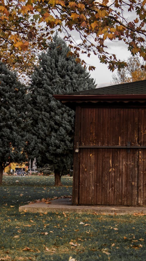 Gratis stockfoto met boerenwoning, cabine, herfst