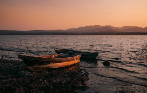 Photos gratuites de bateaux, beauté, coucher de soleil