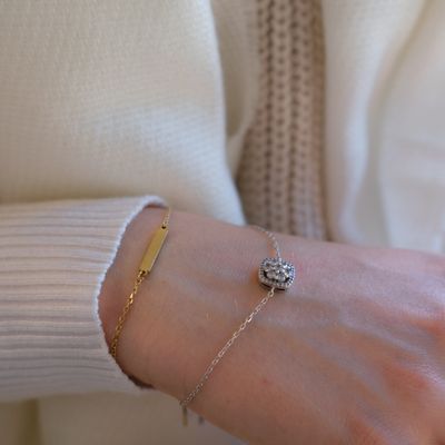 Gold & Silver Dainty Bracelet Set
