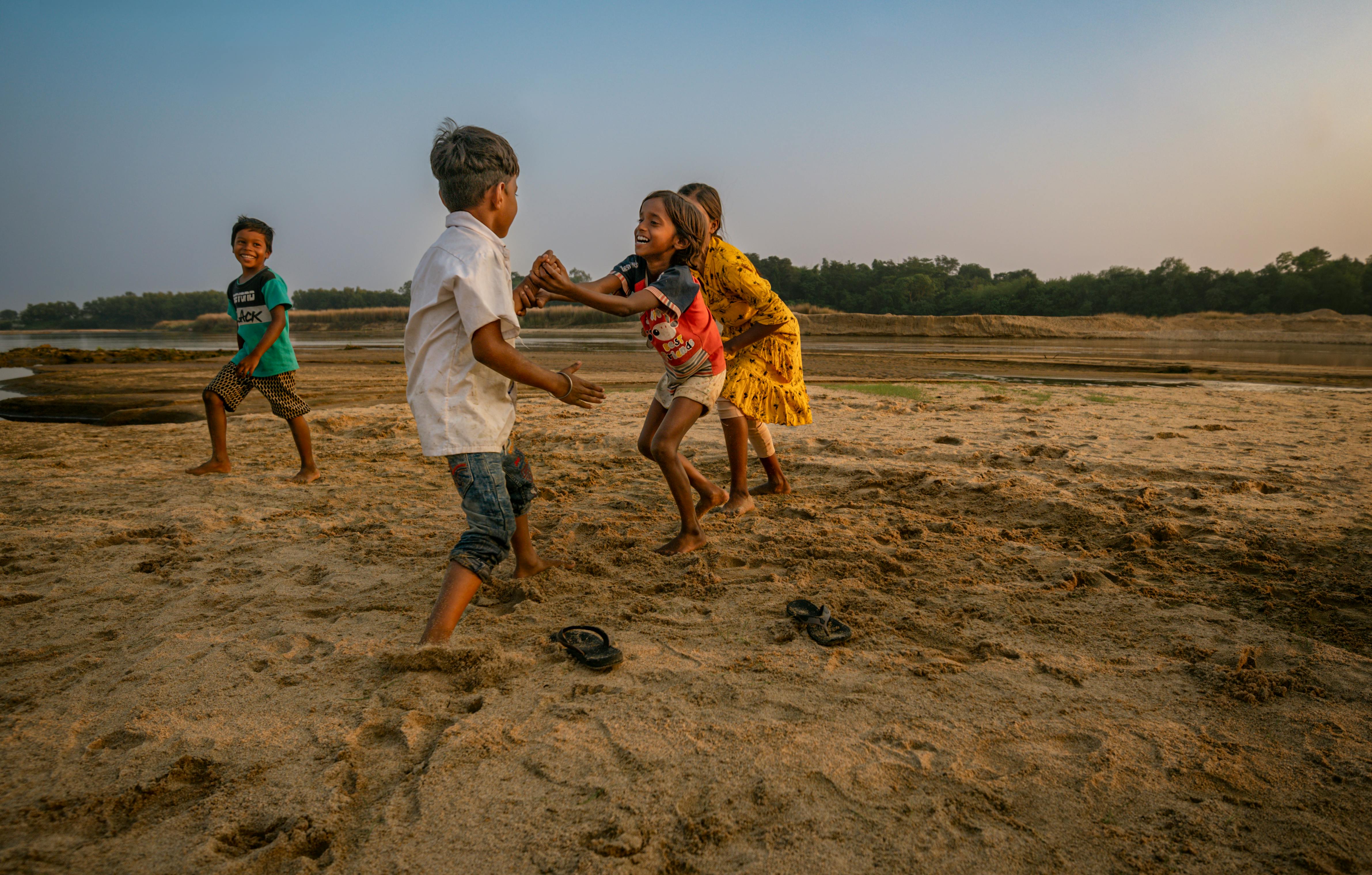 photo of kids playing