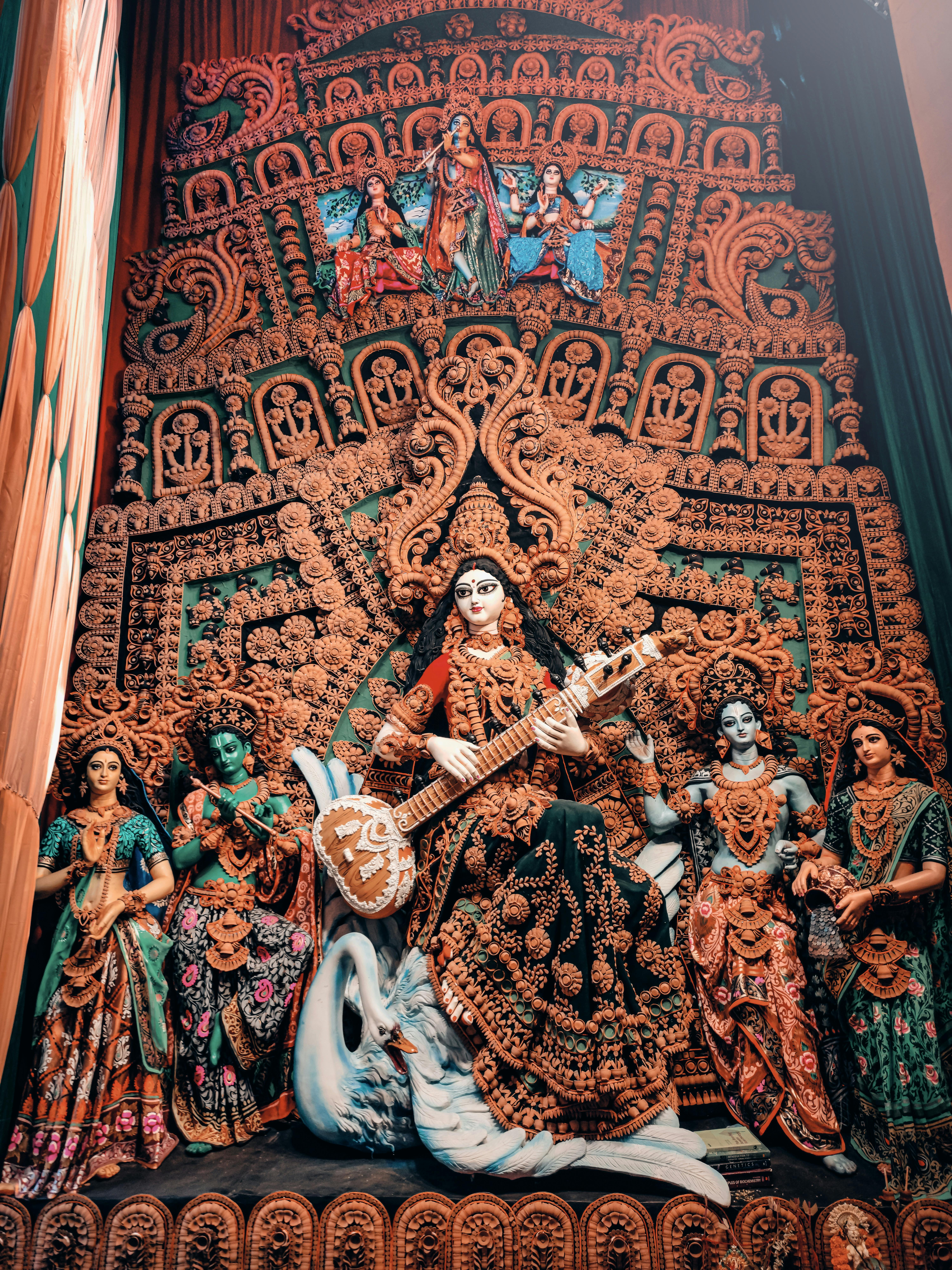 Free Saraswati Puja Stock Photo