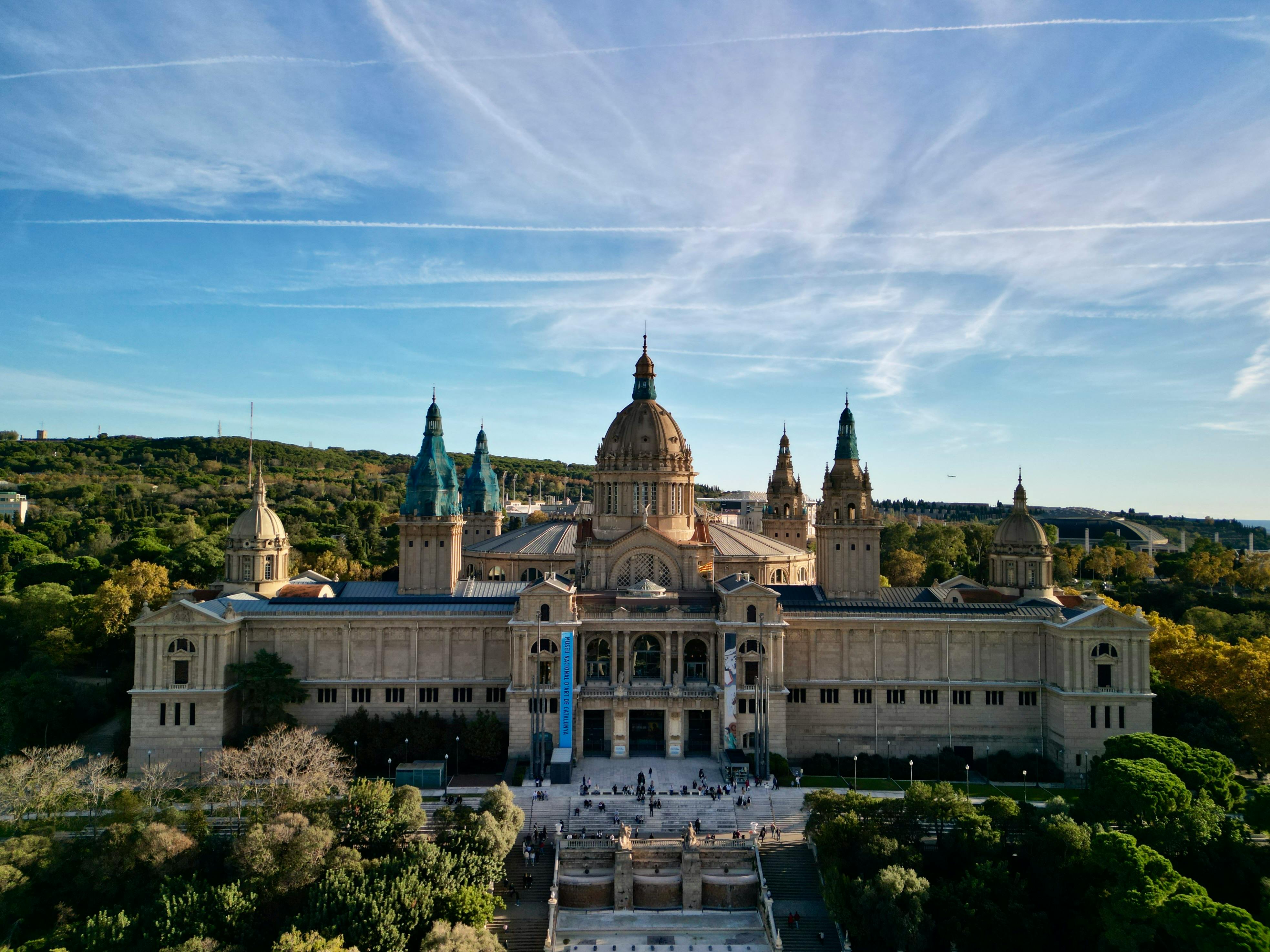 montjuic national palace in barcelona