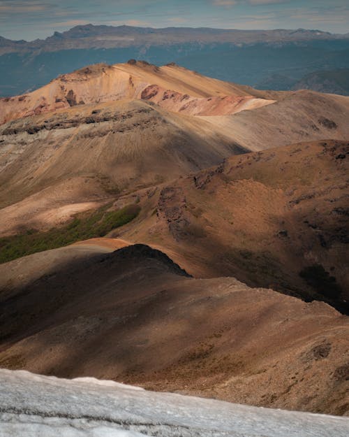 Scenic View of Brown Mountains