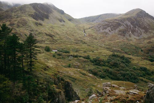 ウェールズ, スノードニア国立公園, ドローン撮影の無料の写真素材
