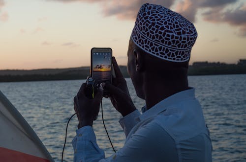 Free stock photo of muslim, ocean, sunset