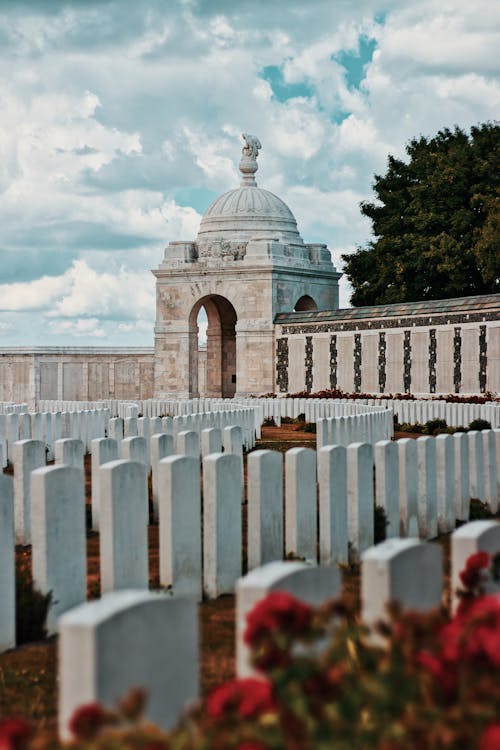 Tombstones in Cemetery