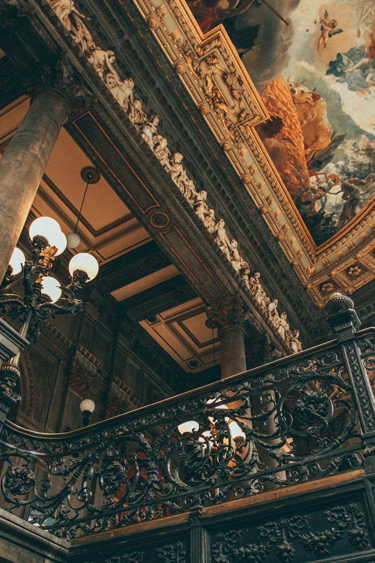 Building Interior With Ornate Design