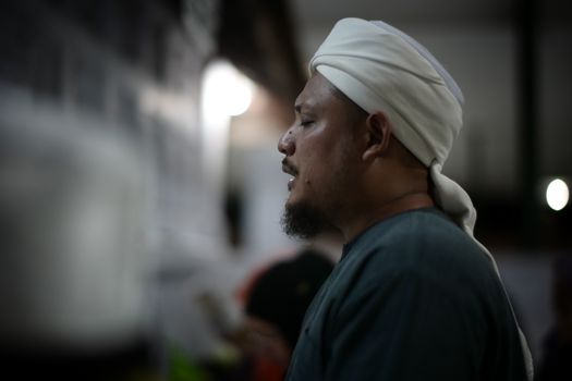 Mullah while Praying
