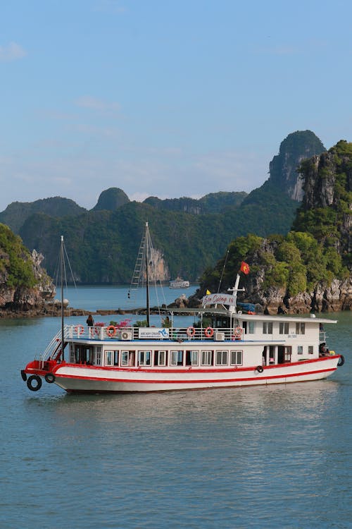 Boat on a Cruise at Halong Bay, Vietnam