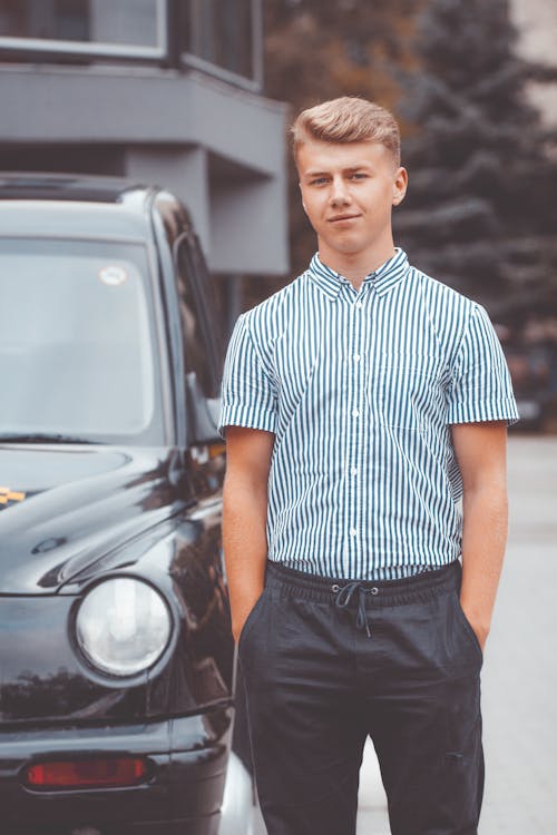 Free Photo of Man Near Car Stock Photo