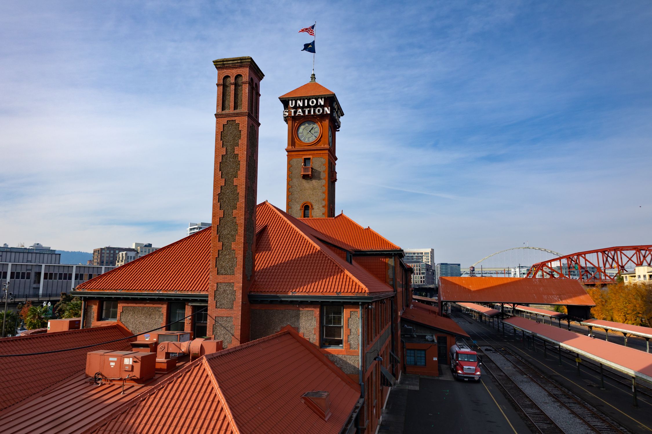 Photo Of Portland Union Station In Oregon Free Stock Photo photo-of-portland-union-station-in-oregon-free-stock-photo