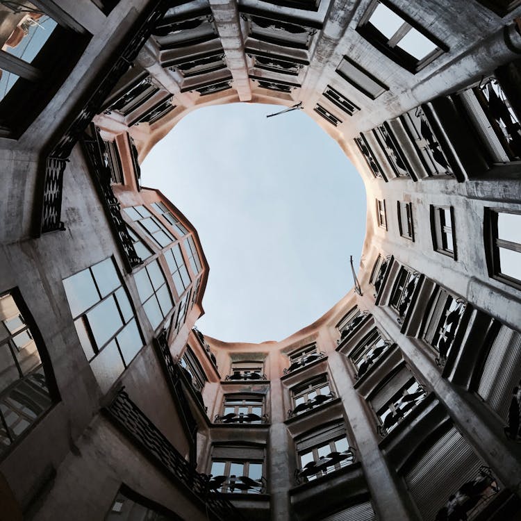 Low Angle Photography Of Round Building