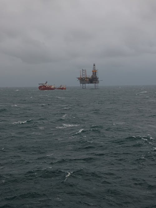 Free stock photo of above sea, north sea, offshore