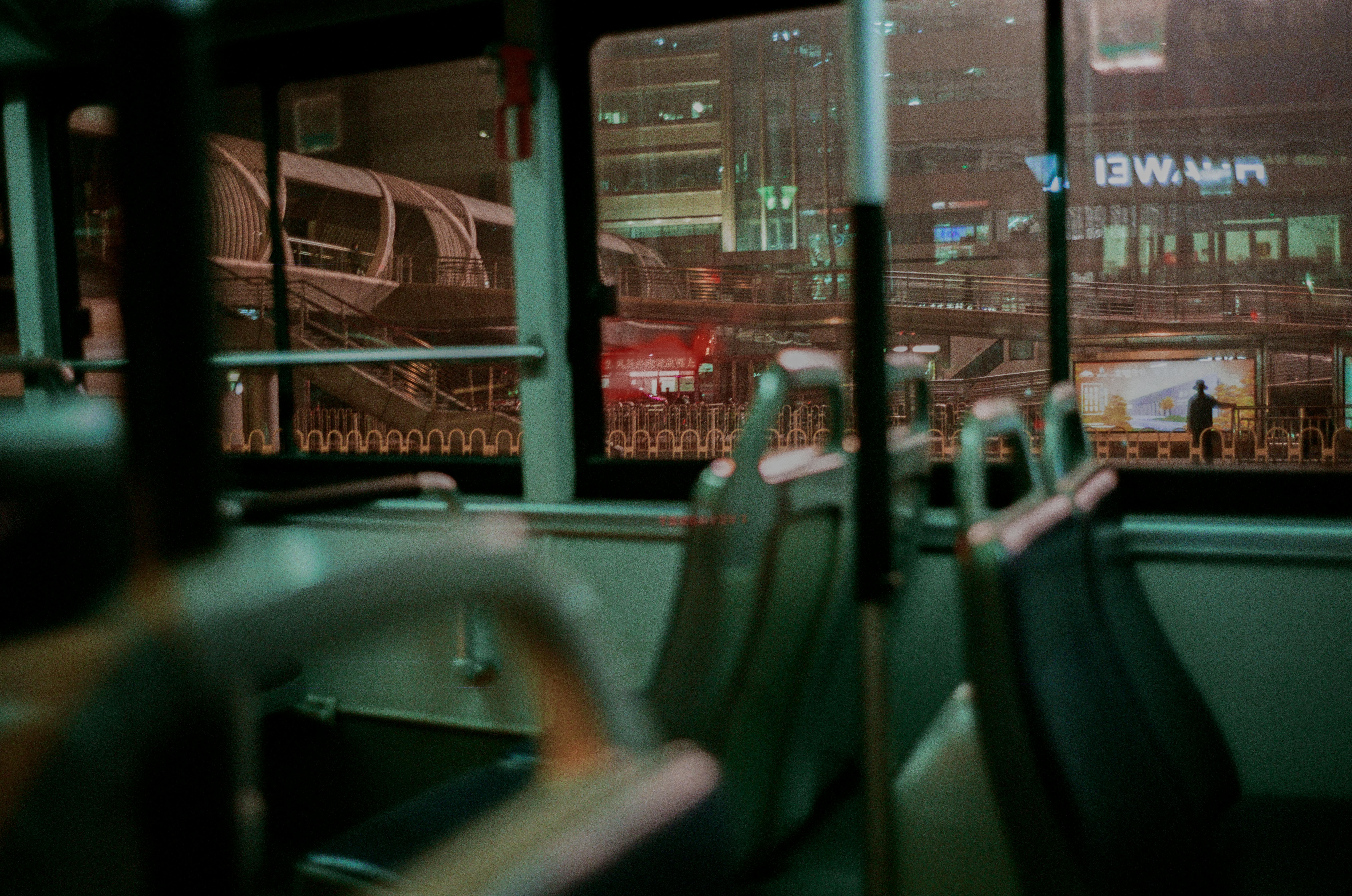 Interior of a City Bus · Free Stock Photo