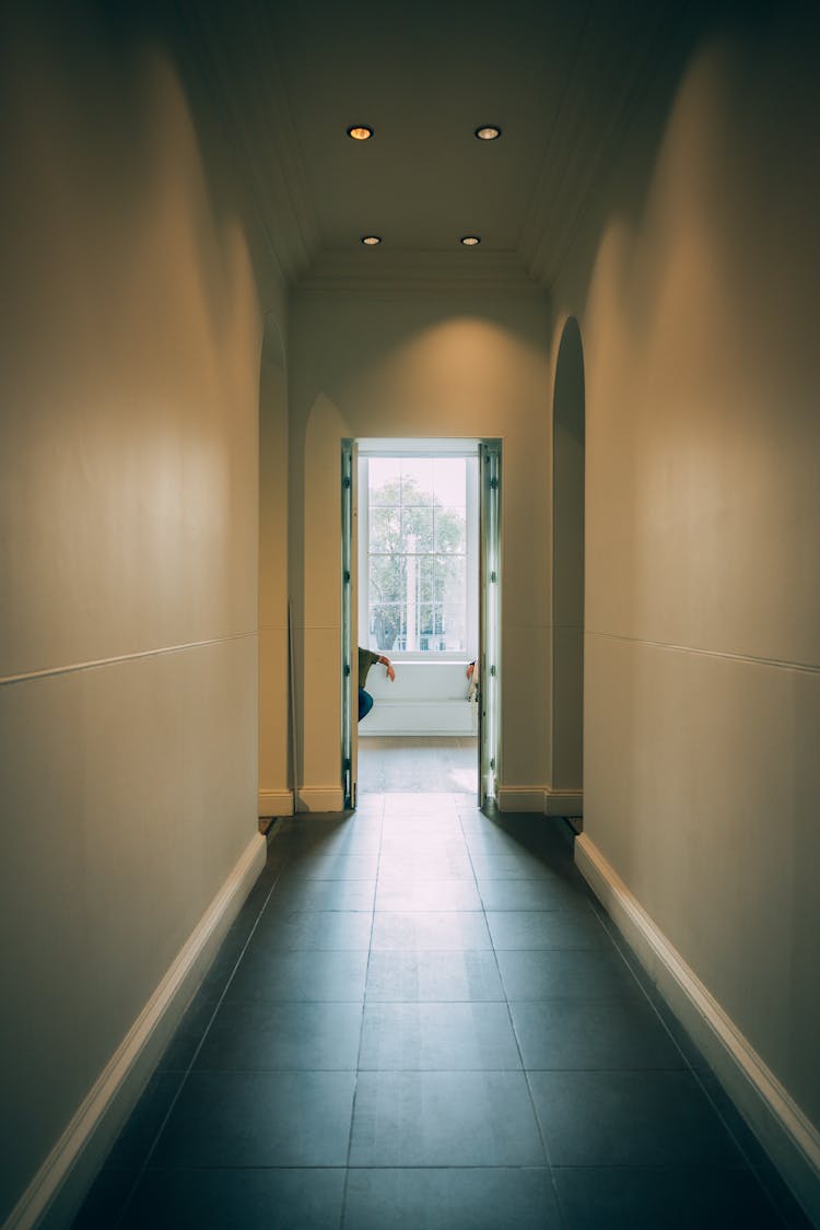 Narrow Hallway Of A House