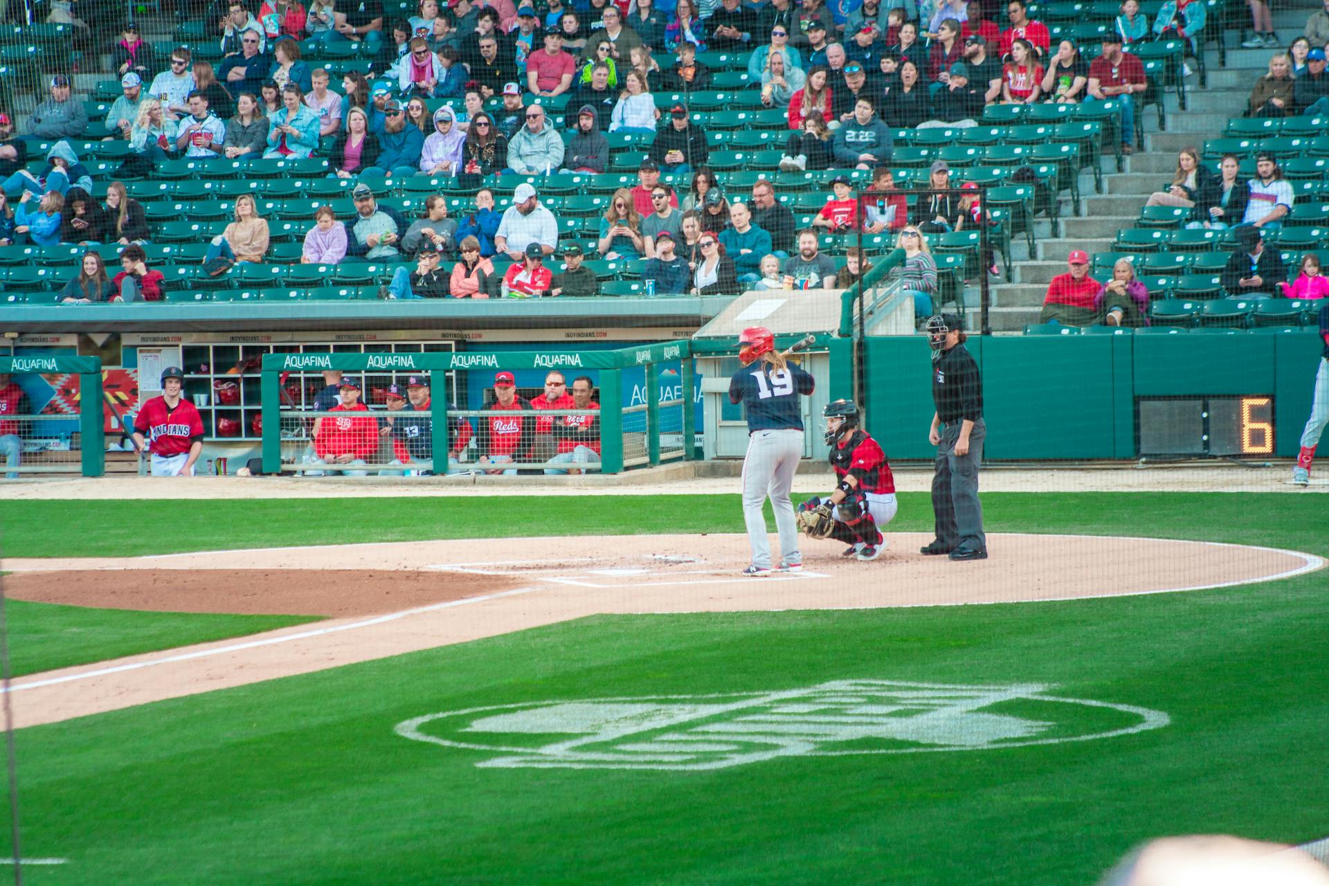 Victory Field Crowd, Indianapolis Indians Baseball Sports Photography 4K Aesthetic Wallpaper Background