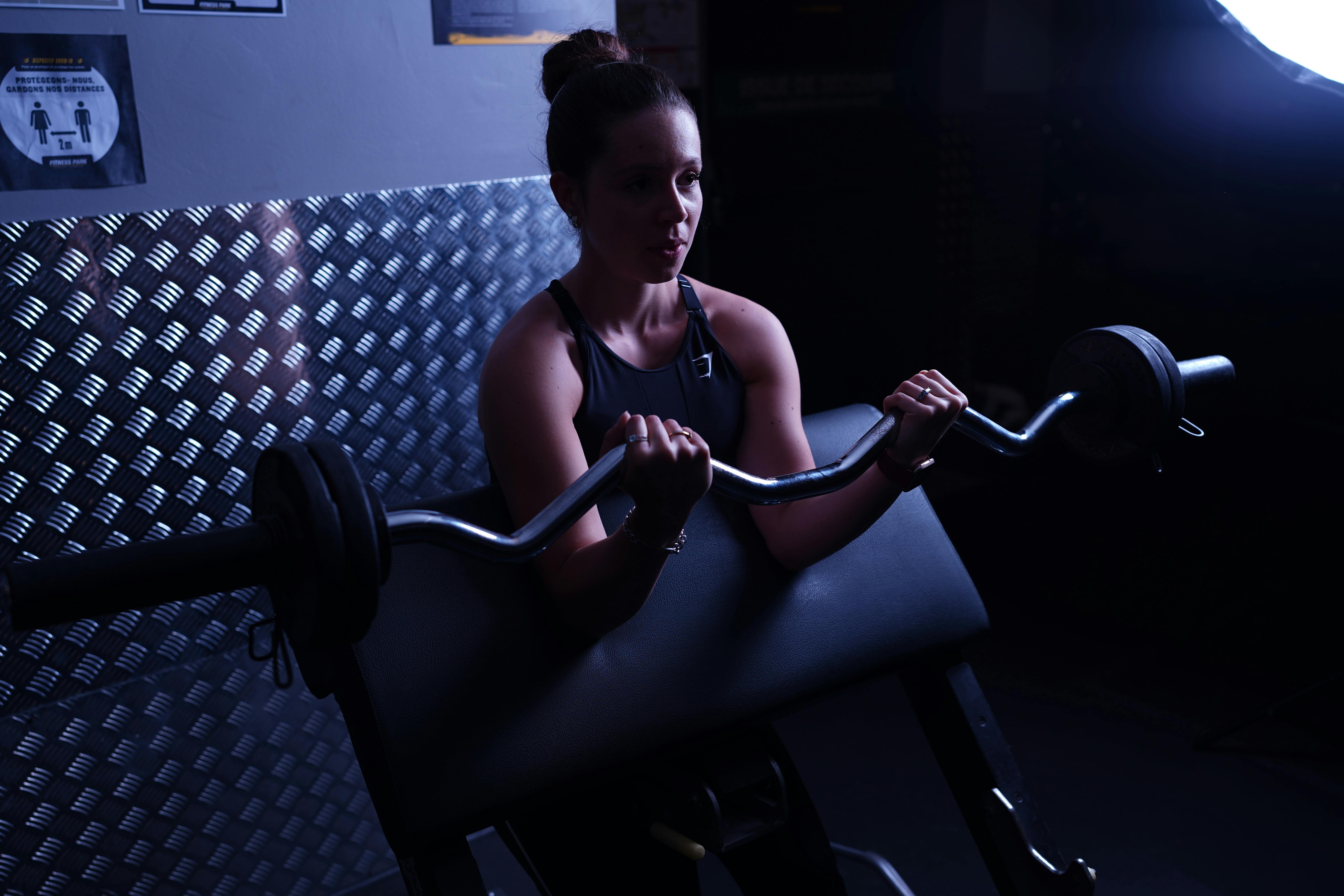 Free Photo of a Woman Working Out Stock Photo