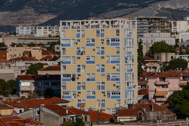 Modern Architectural Design Of An Apartment Building