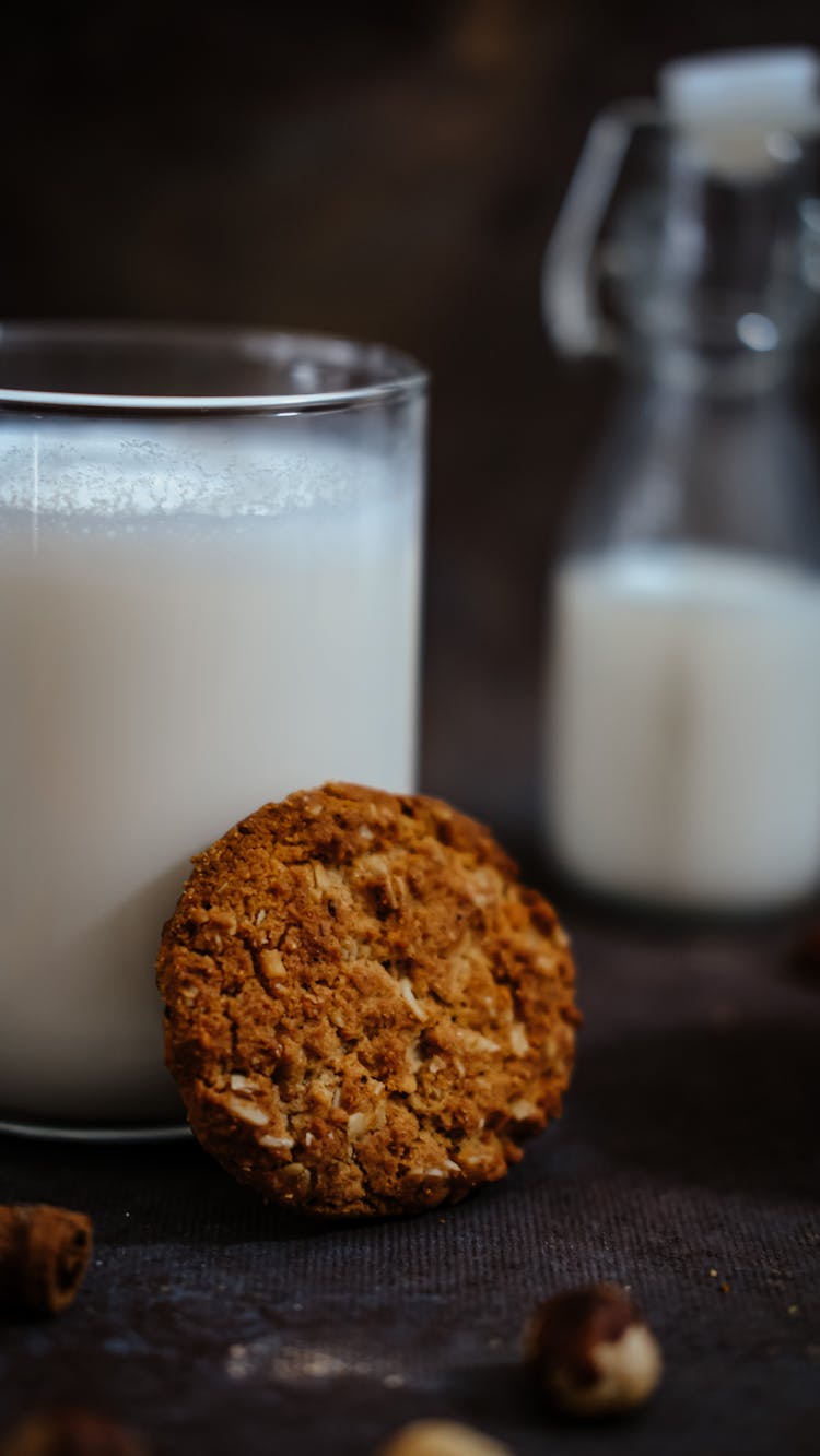 Cookie And Glass Of Milk