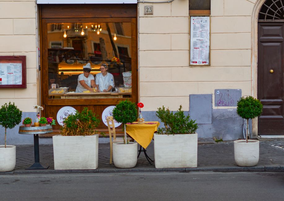 Delicious Supplì, a fried rice ball with tomato and mozzarella, from a street vendor in Rome