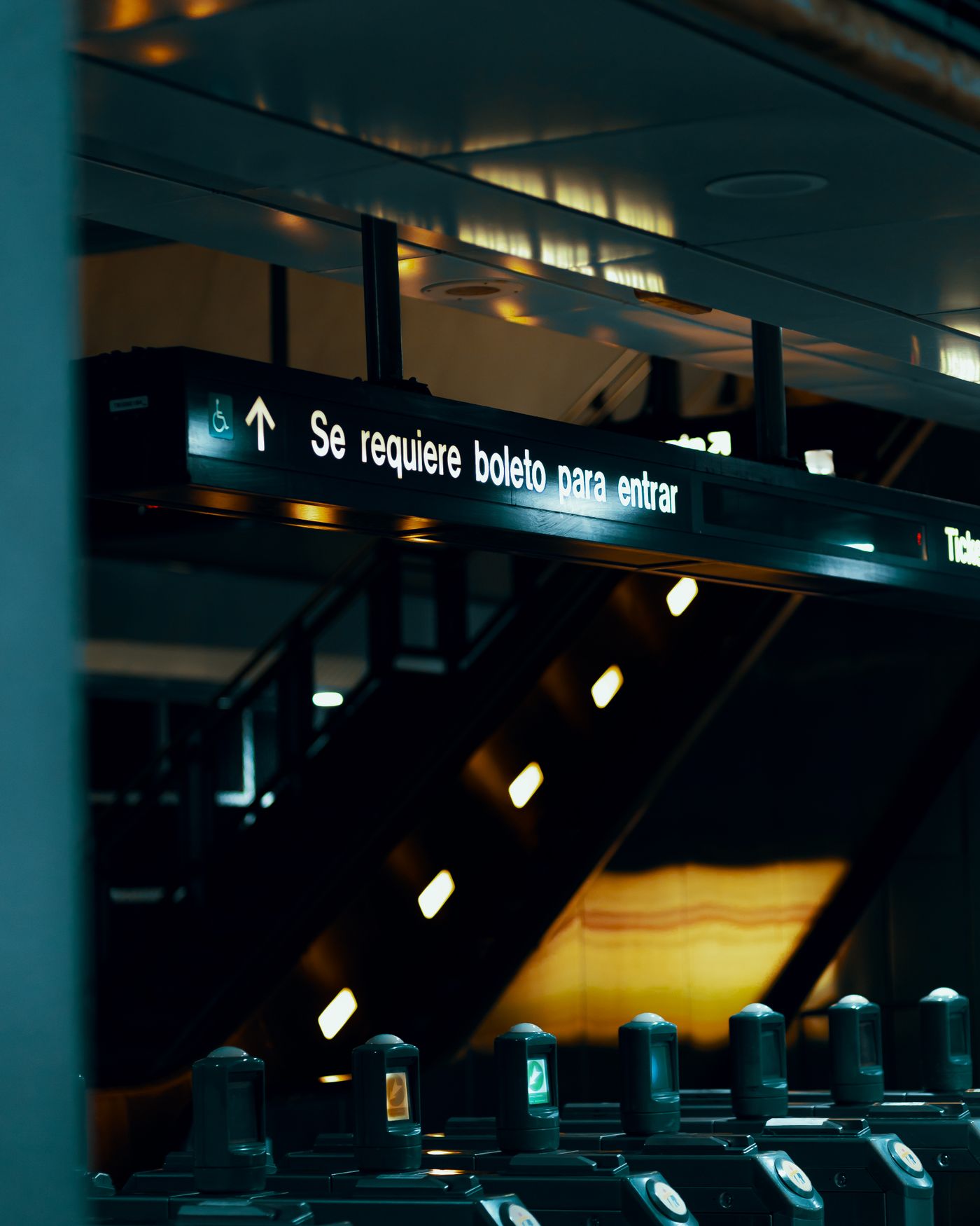 A station concourse