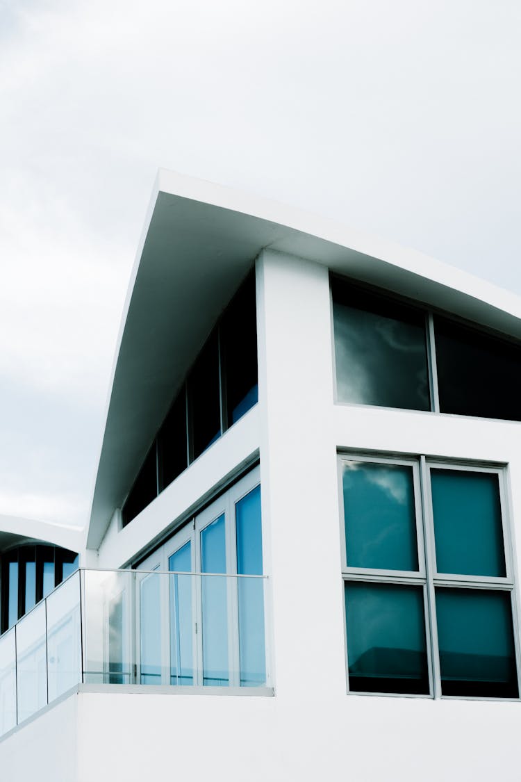 Windows Along The Corner Walls Of A House