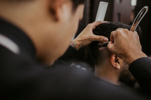 Free Selective Focus Photography of a Barber Stock Photo