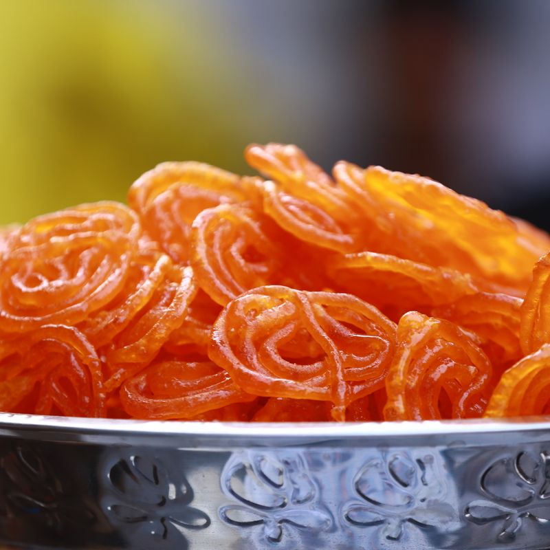 Indian Masala Loukoumades with Orange Syrup