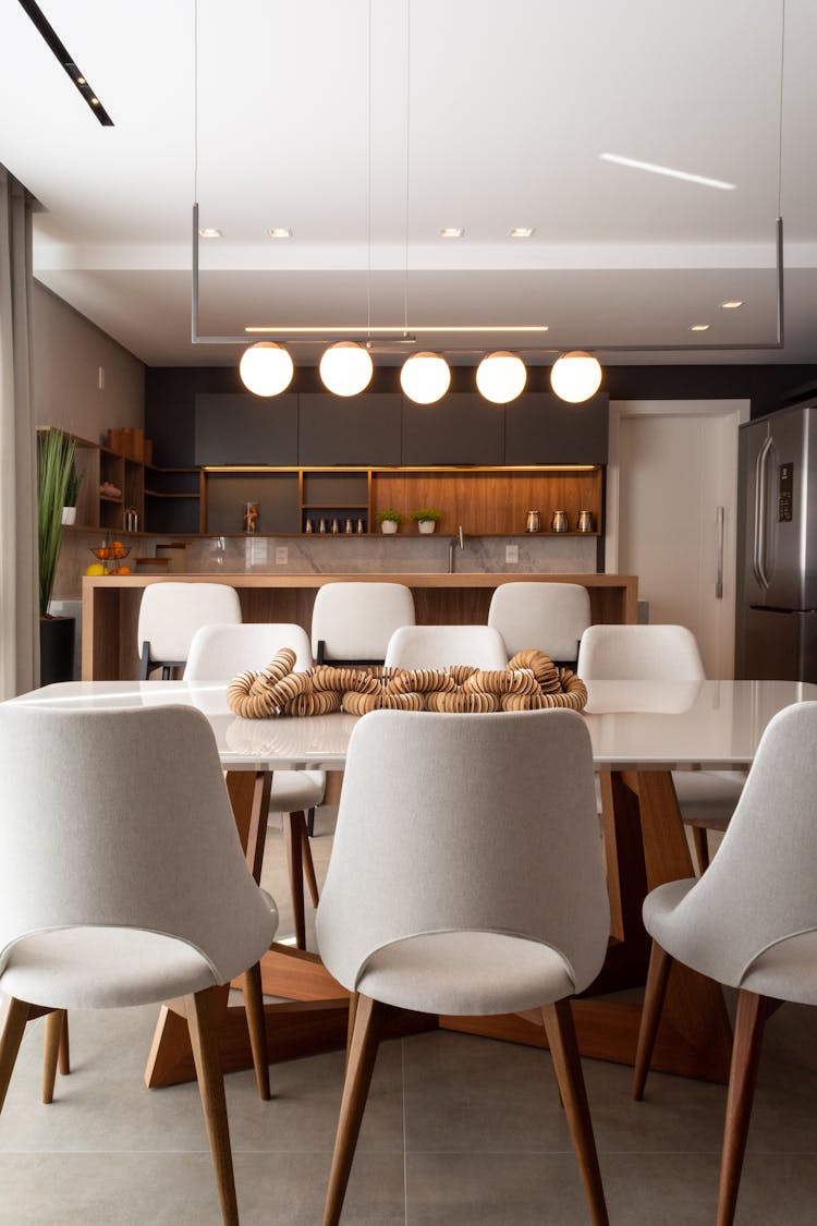 Chairs And Table In Kitchen