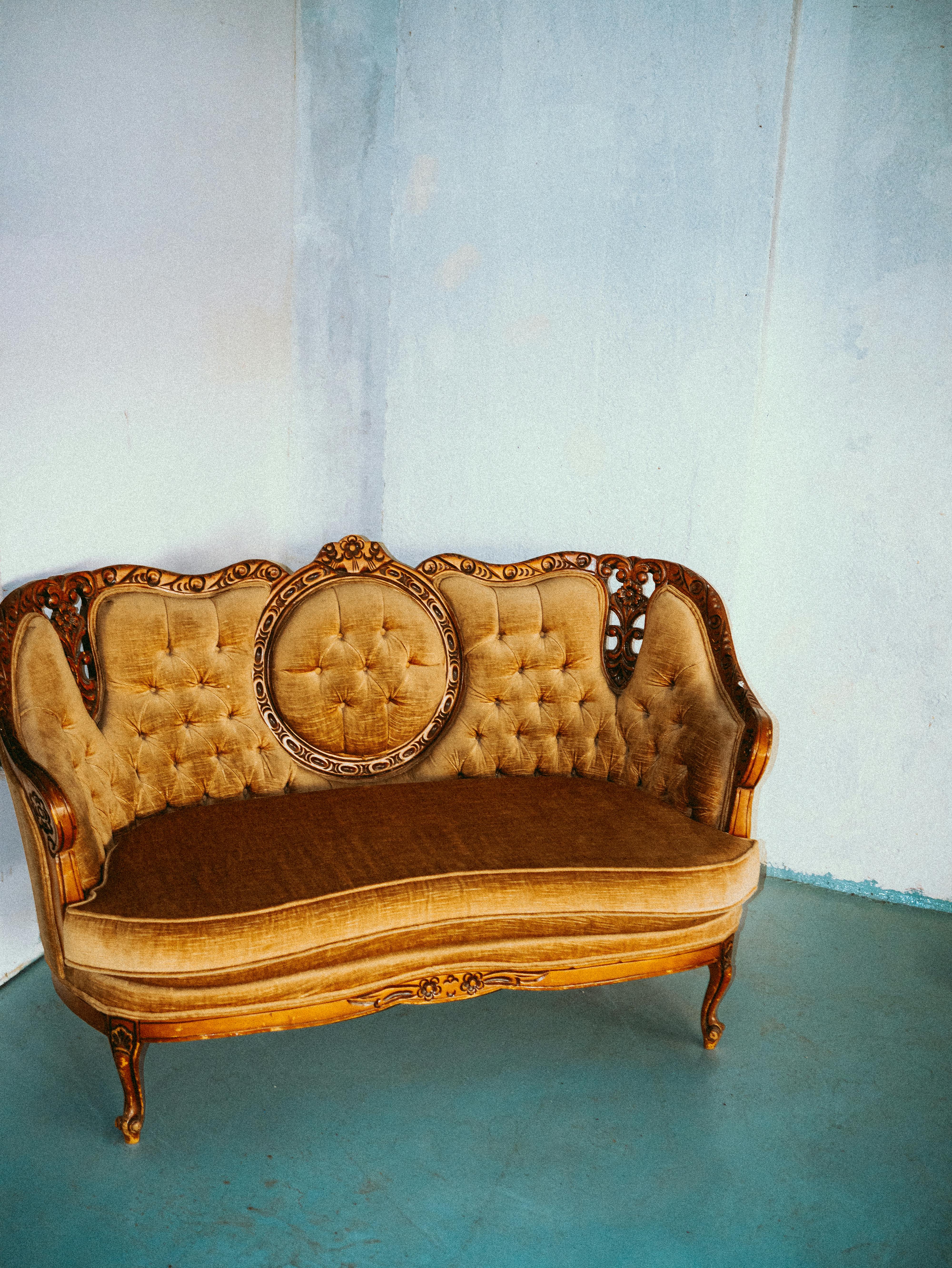 Louis XIV Style Ornate Sofa