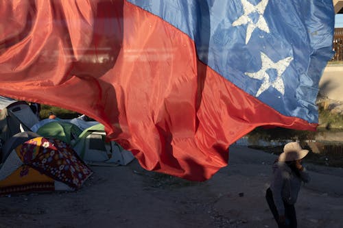 Gratis lagerfoto af Camping, flag, gade