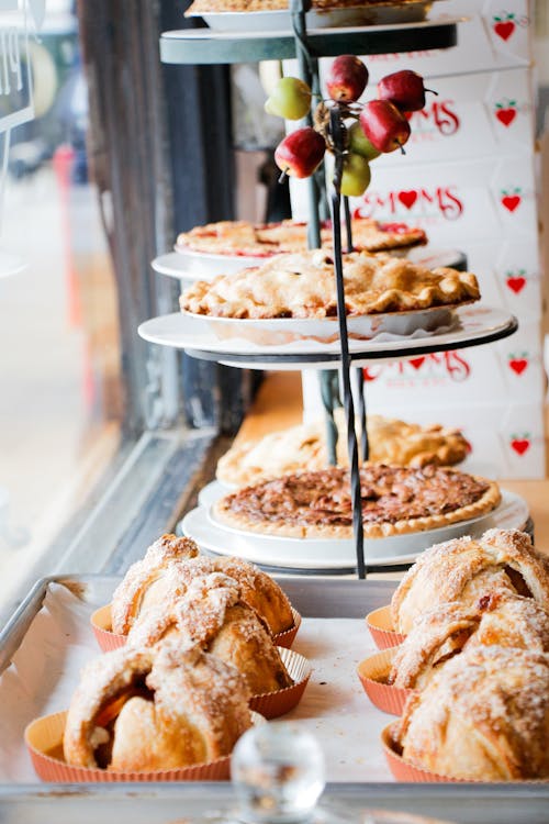 Pastry on Cake Stand