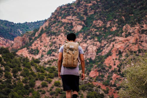 Gratis lagerfoto af Backpacker, bjerg, dagslys