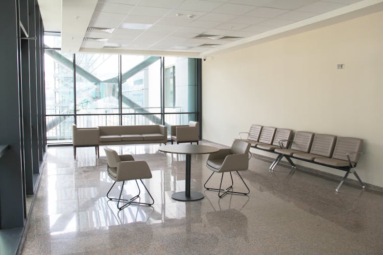 Sofa And Chairs In The Lobby