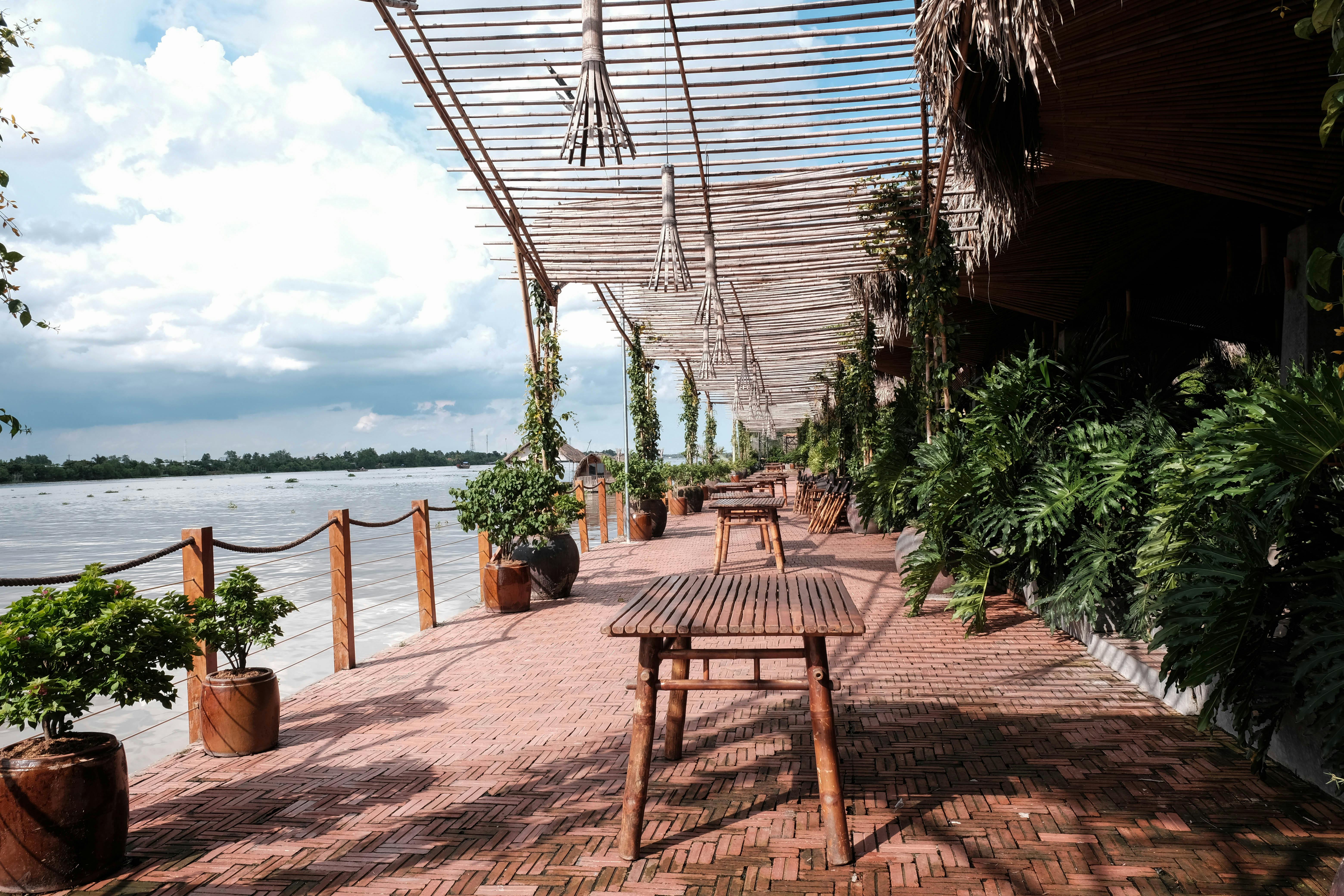Tranquil Dining at Riverside Terrace