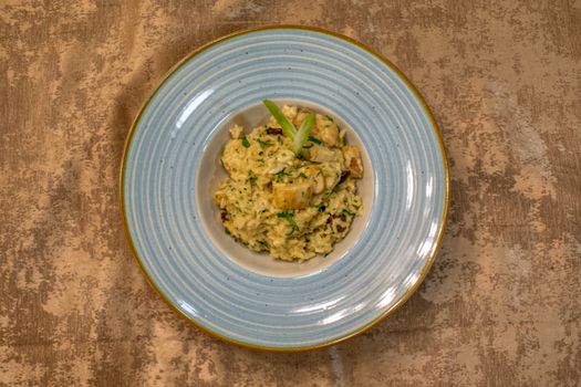 Baked Mushroom with honey and walnut