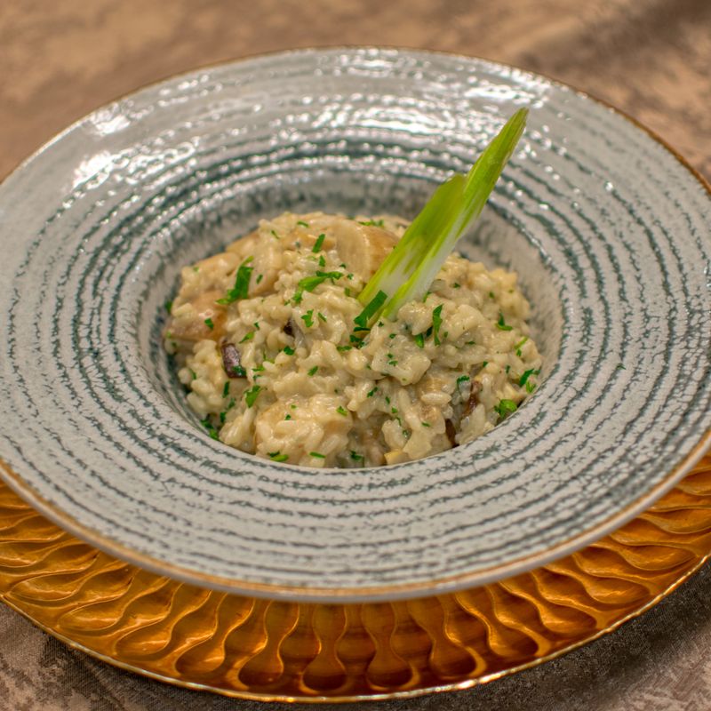 Italian Arborio Pancetta Peas