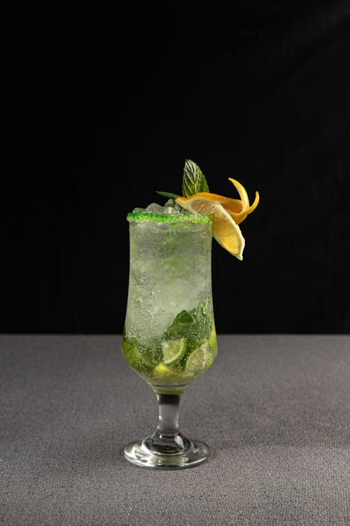 Free Cocktail Drink on Gray Surface Stock Photo
