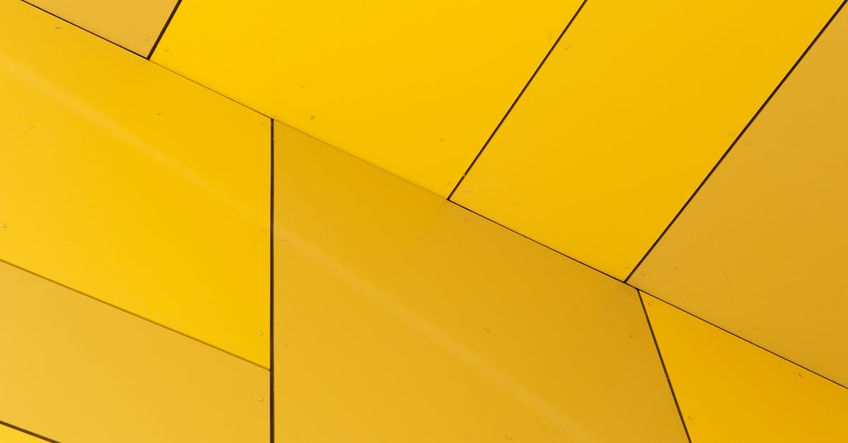 Yellow Rectangles on Wall ยท Free Stock Photo